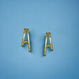 Tanishq Hoop Illusion Diamond Stud Earrings 18K Yellow Gold for Women 