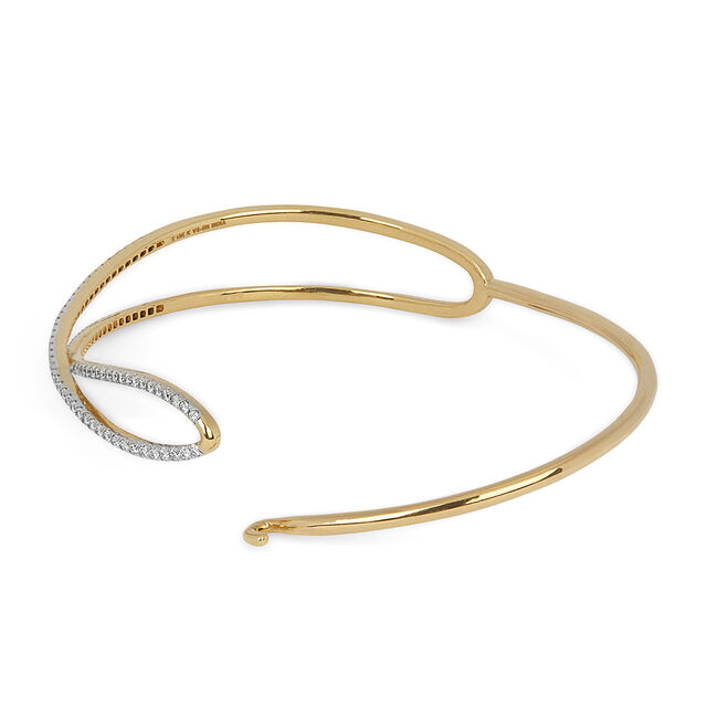 Twist Detail Top Lock Bangle 7