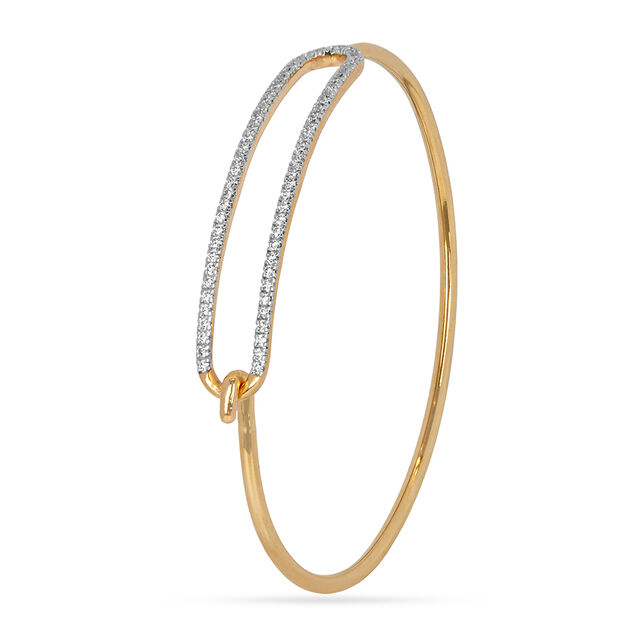 Tanishq 18KT Diamond Bangle for Women 2
