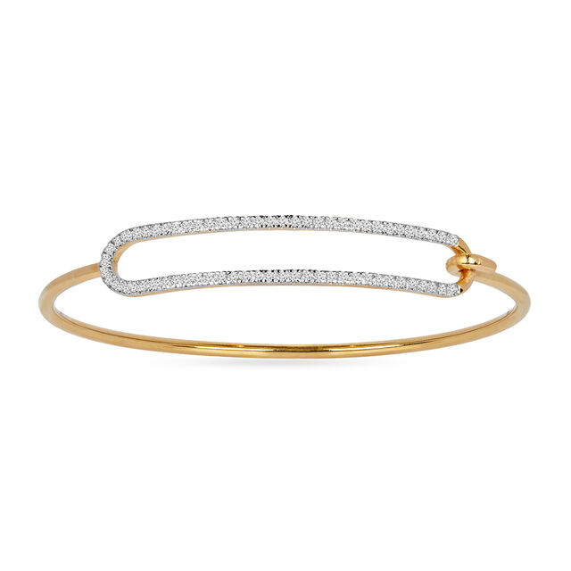 Tanishq 18KT Diamond Bangle for Women 3