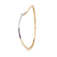 Ombre Sapphire Diamond Bangle 7
