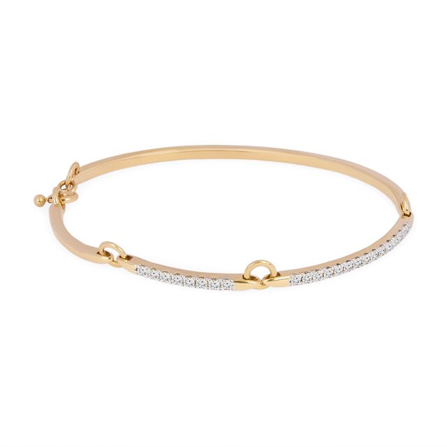 Tanishq 18KT Diamond Bangle for Women 