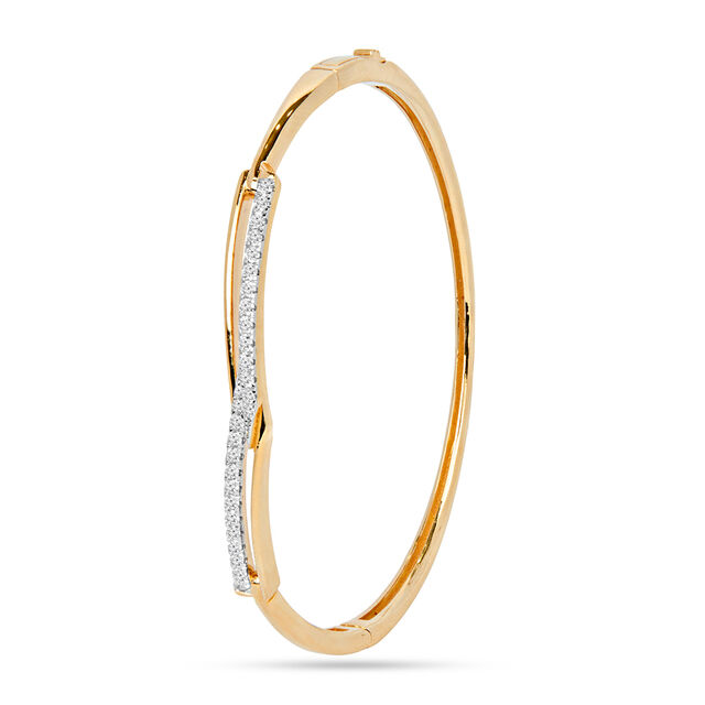 Tanishq 18KT Diamond Bangle for Women 2