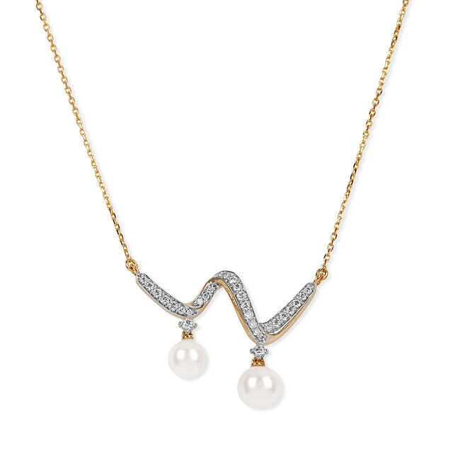 The Wavy Diamond Necklace 3