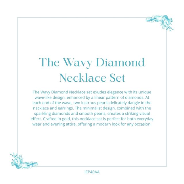 The Wavy Diamond Necklace 8