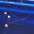 Timeless Pearl and Diamond Necklace Set 