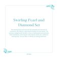 Swirling Pearl and Diamond Set 7