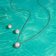 The Sparkling Halo Necklace Set 
