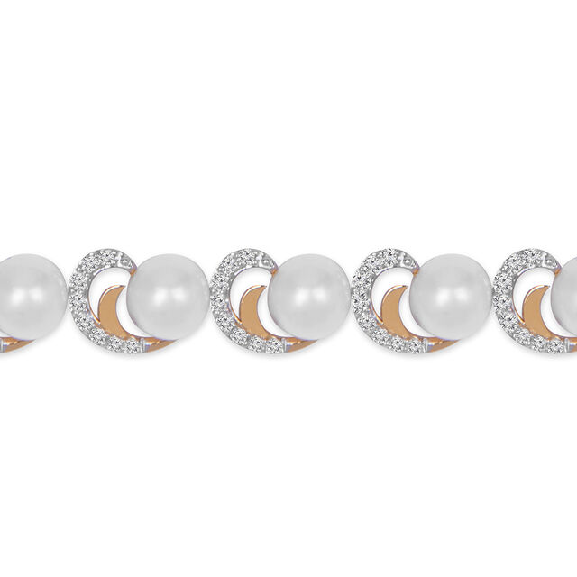 Tanishq 18KT Diamond Necklace Set for Women 4
