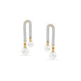 Minimal Wave Drop Earrings 