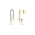 Minimal Wave Drop Earrings 2
