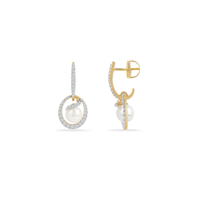 Radiant Pearl Cascade Earrings 3