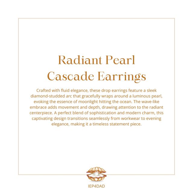 Radiant Pearl Cascade Earrings 5