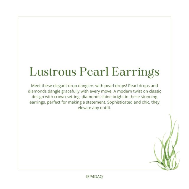 Lustrous Pearl Earrings 4