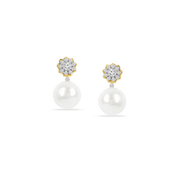 Twilight Blossom Diamond Earrings