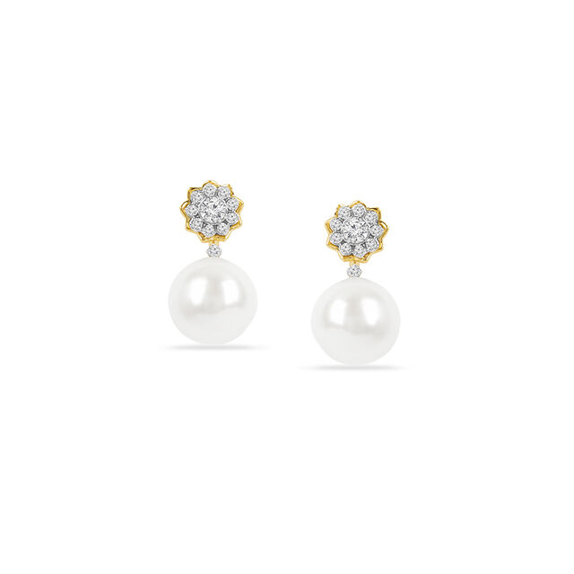 Twilight Blossom Diamond Earrings 