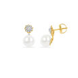 Twilight Blossom Diamond Earrings 2