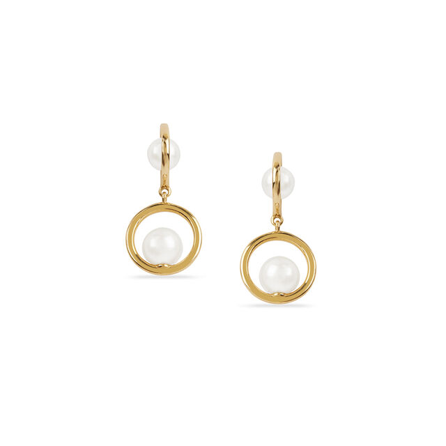 Pearl Whisper Drop Earrings 2