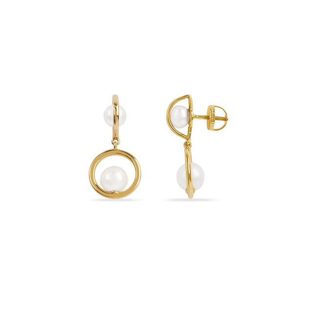 Pearl Whisper Drop Earrings 3