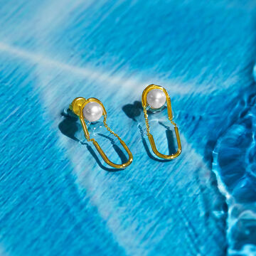 Moonlit Pearl Danglers