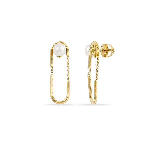 Moonlit Pearl Danglers 4