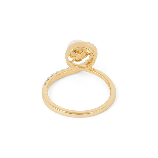 Pearl Serenity Gold Ring 7