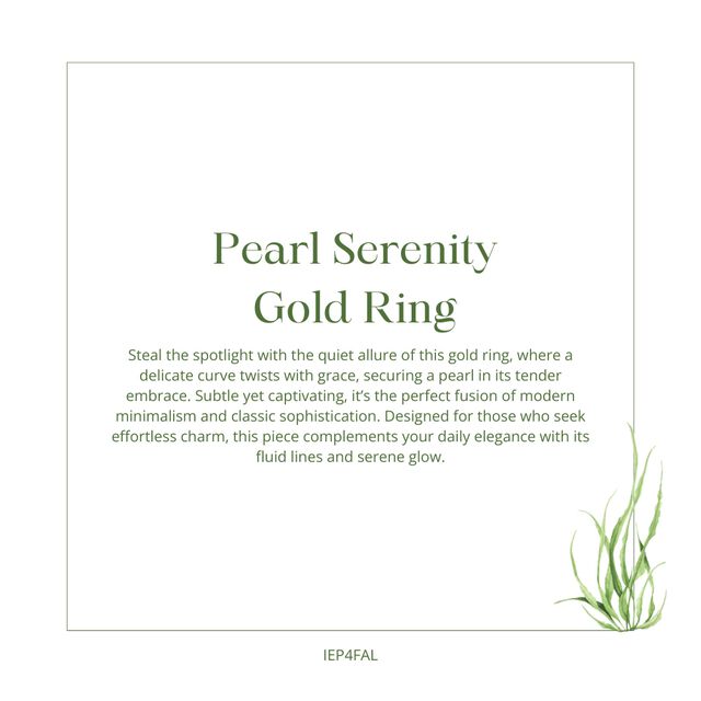 Pearl Serenity Gold Ring 8