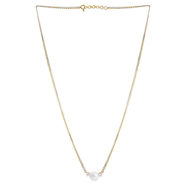 Minimal Balance Pearl Necklace 2