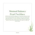 Minimal Balance Pearl Necklace 7