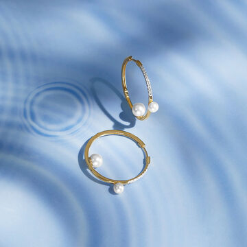 Celestial Orbit Hoop Earrings
