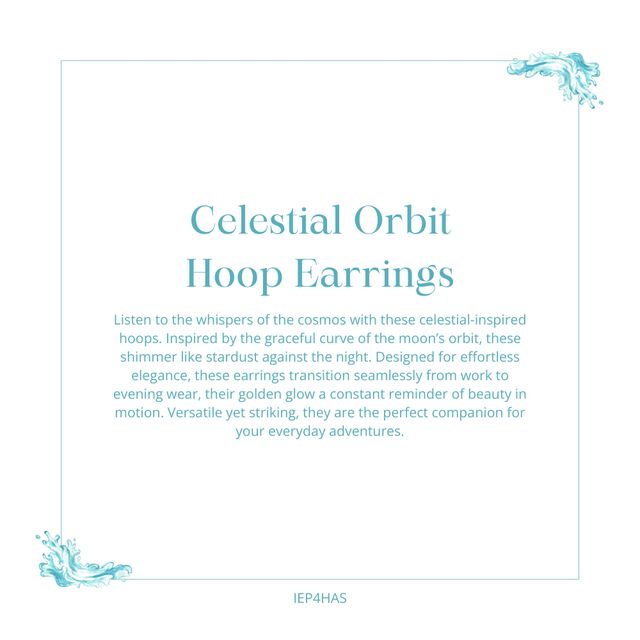 Celestial Orbit Hoop Earrings 7