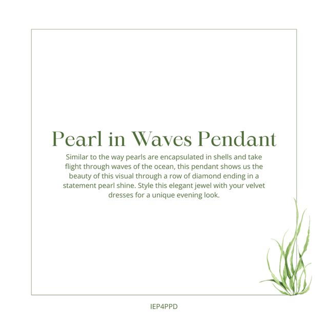 Pearl in Waves Pendant 8