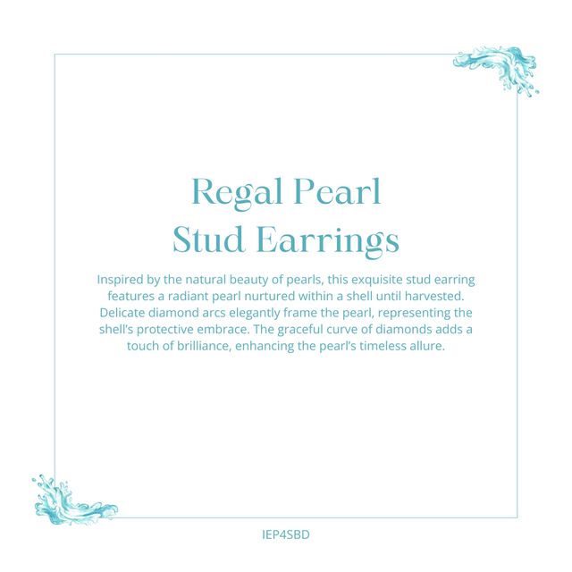 Regal Pearl Stud Earrings 5