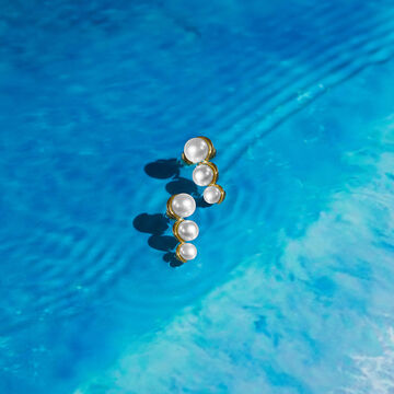 Moonlit Pearl Danglers