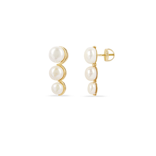 Moonlit Pearl Danglers 3