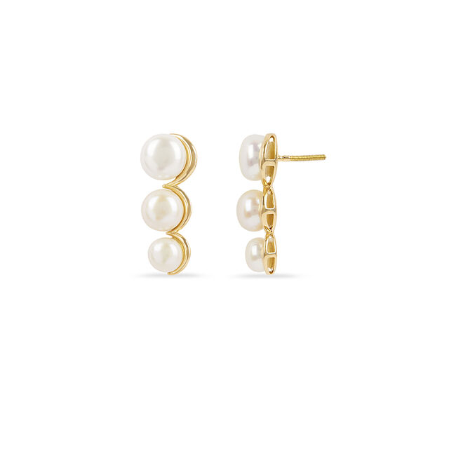 Moonlit Pearl Danglers 4