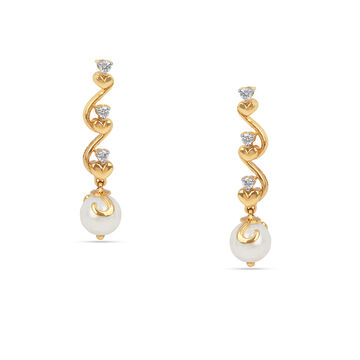 Tanishq 18KT Diamond Earrings for Women