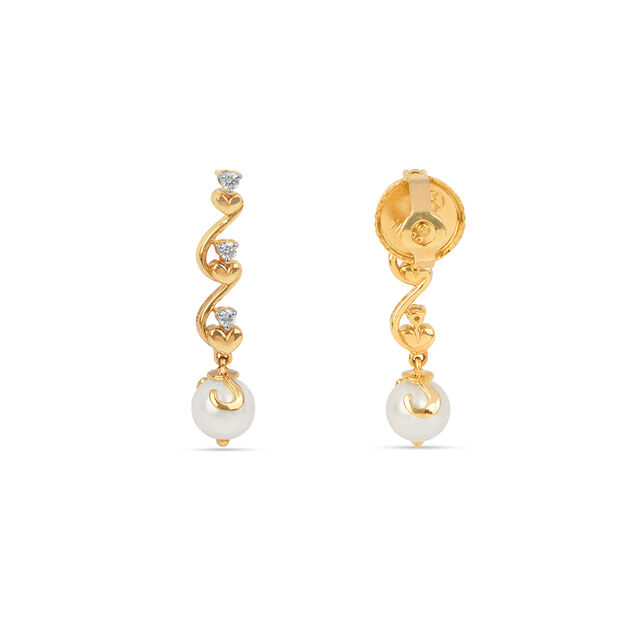 Tanishq 18KT Diamond Earrings for Women 4