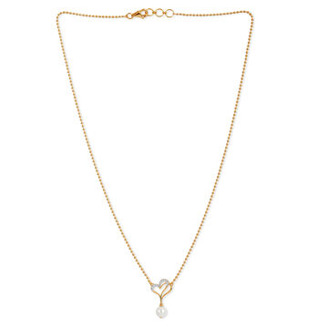 Interwined Diamond Hearts Pendant