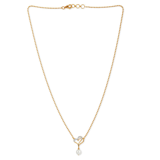 Interwined Diamond Hearts Pendant 