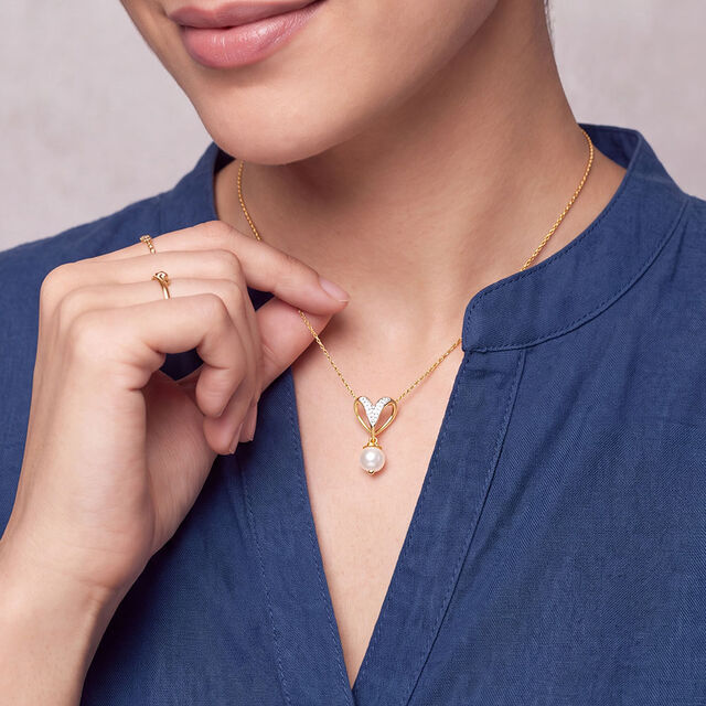 Playful Interwoven Love Pendant 2