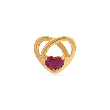 Rhodolite Heart Pendant