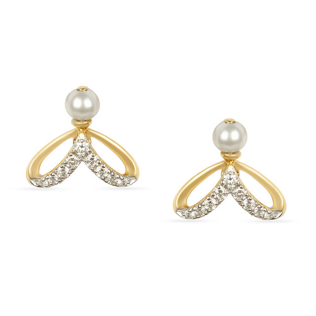Tanishq 18KT Diamond Earrings for Women 