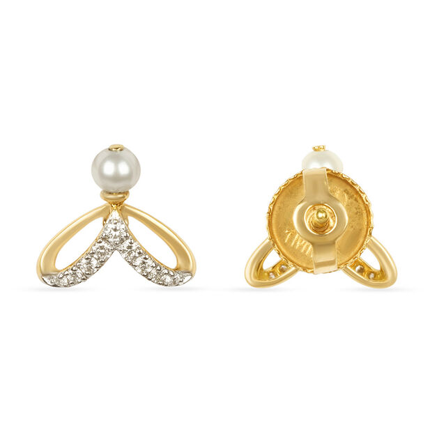 Tanishq 18KT Diamond Earrings for Women 4