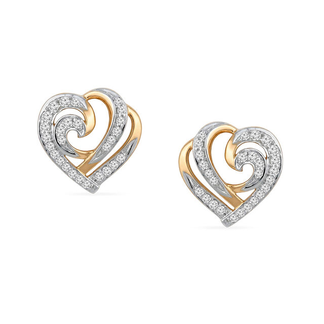 Tanishq 18KT Diamond Earrings for Women 