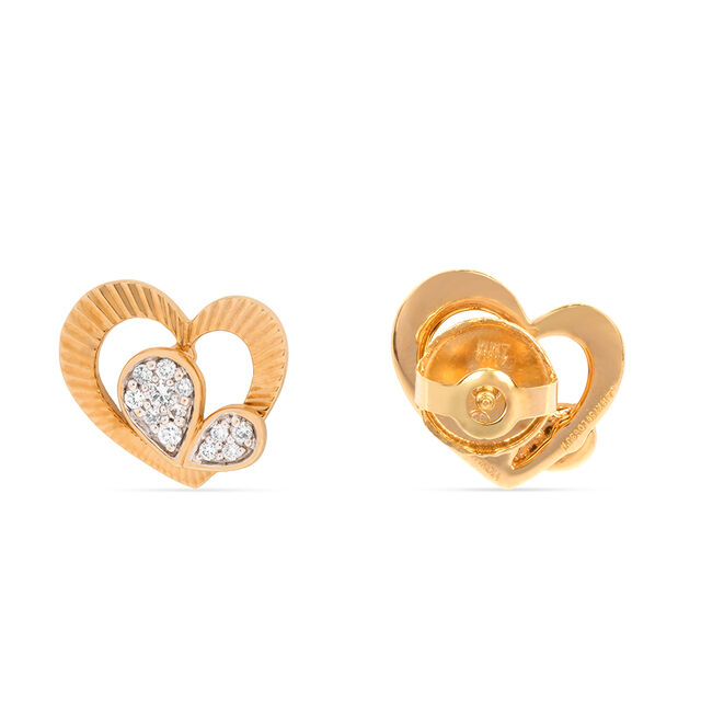 Tanishq 18KT Diamond Earrings for Women 4