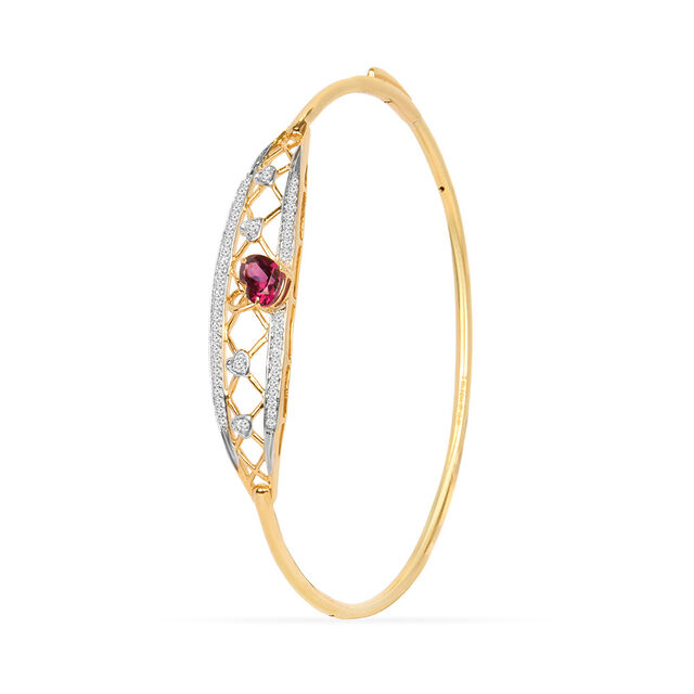 Tanishq 18KT Diamond Bangle for Women 2