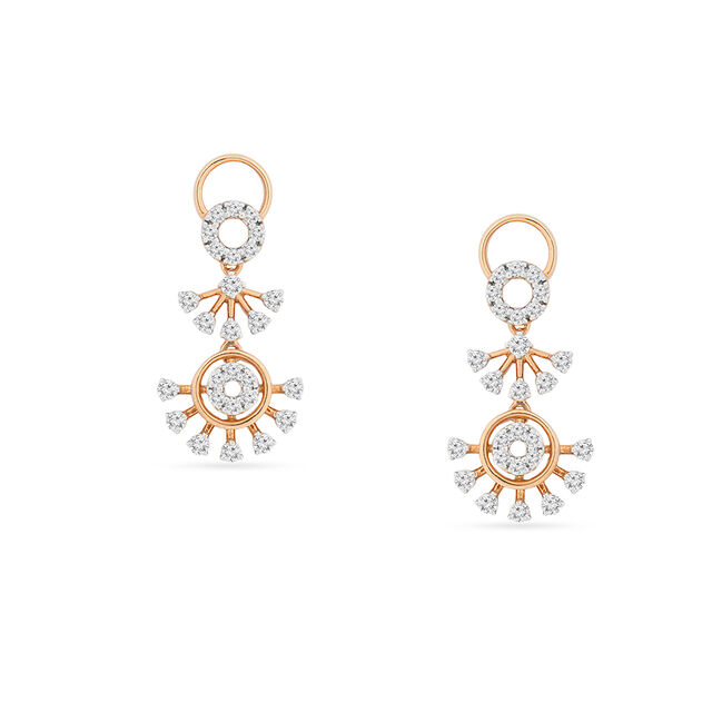 Tanishq 18KT Diamond Necklace Set for Women 4