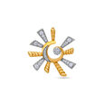 Tanishq 18 Karat Diamond Pendant for Women 
