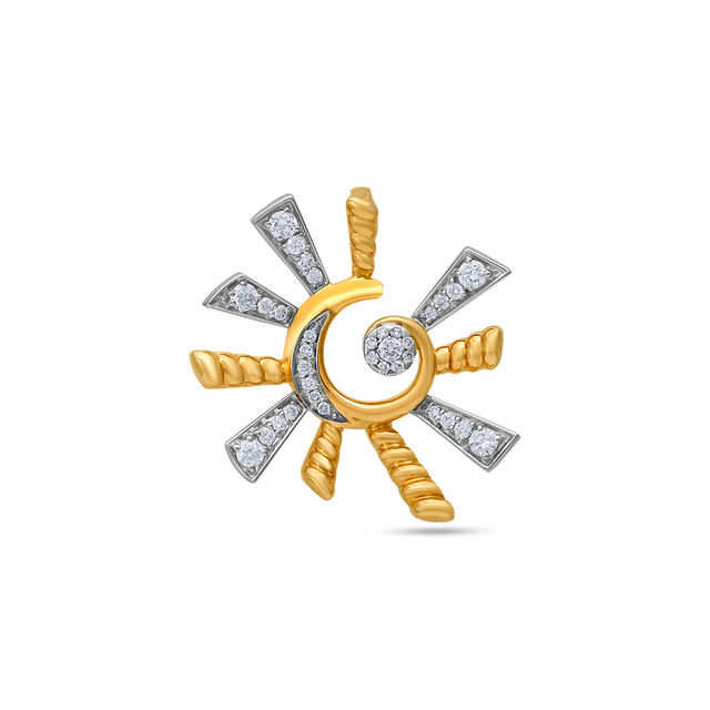 Tanishq 18 Karat Diamond Pendant for Women 